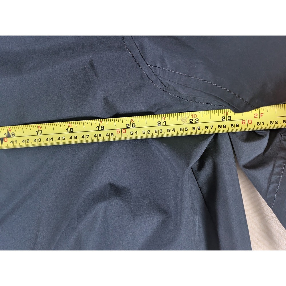 Zara Navy Blue Hooded Rain Trench - Picture 8 of 10